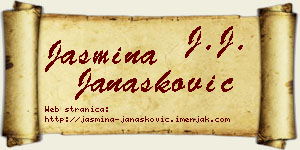 Jasmina Janašković vizit kartica